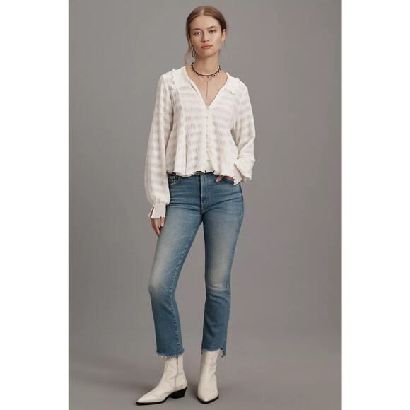 NWT- Anthropologie Evidant Verona Skinny Ankle Light Wash Jeans Sz:25,26,27,30 - Picture 1 of 8